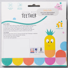 1st Step Teether Made Of Natural Wood With No Sharp Edges - HT