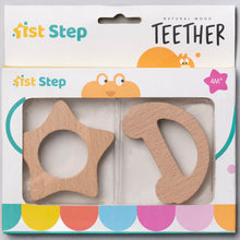 1st Step Teether Made Of Natural Wood With No Sharp Edges - CS