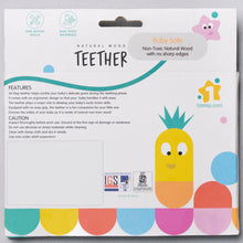 1st Step Teether Made Of Natural Wood With No Sharp Edges - CS