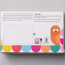 1st Step Wooden Maracus Toys Rattle - Pink And Mint Green