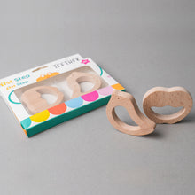 1st Step Teether Made Of Natural Wood With No Sharp Edges- BA