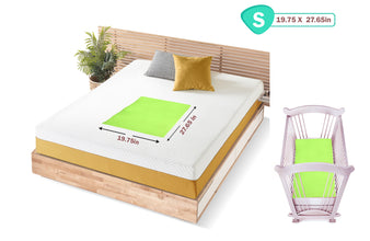 1st Step Supa - Dry Extra Absorbent Dry Sheet/Bed Protector/Mattress Protector (Green, Small (50 * 70 cm))