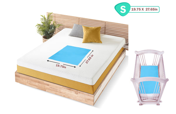 1st Step Supa - Dry Extra Absorbent Dry Sheet/Bed Protector/Mattress Protector (Light Blue, Small (50 * 70 cm))
