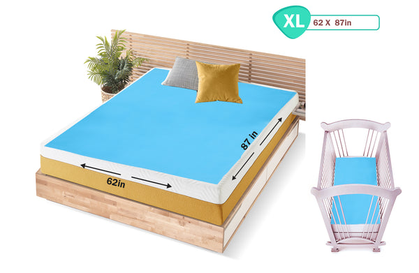 1st Step Supa - Dry Extra Absorbent Dry Sheet/Bed Protector/Mattress Protector (Light Blue, Extra Large (157 * 220 cm))