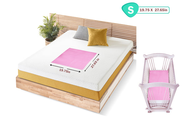 1st Step Supa - Dry Extra Absorbent Dry Sheet/Bed Protector/Mattress Protector (Pink, Small (50 * 70 cm))…