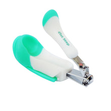 1st Step Easy Grip Baby Nail Clipper With Magnifying Glass-Mint Green