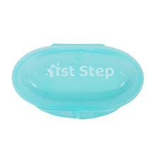 1st Step Silicone Finger Brush Pack of 2 With Carrying Case-Mint Green