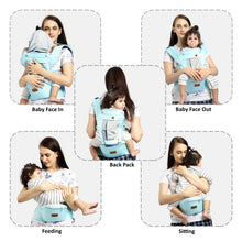 1st Step 5 In 1 Hip Seat Baby Carrier - Blue