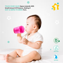 1st Step 150ml Birdie BPA Free Non-SpiII Interchangeable Sipper / Sippy Cup with Soft Silicone Spout And Straw-Pink