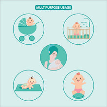 1st Step Supa - Dry Extra Absorbent Dry Sheet/Bed Protector/Mattress Protector (Pink, Medium (100 * 70 cm))