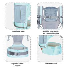1st Step 5 In 1 Hip Seat Baby Carrier - Blue