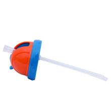 1st Step Spill Proof BPA Free Polypropylene Straw Sipper With Strap-Blue