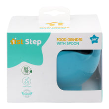 1st Step Portable Grinding Feeding Masher/Serving Bowl for Baby Food Preparation with Spoon - Blue