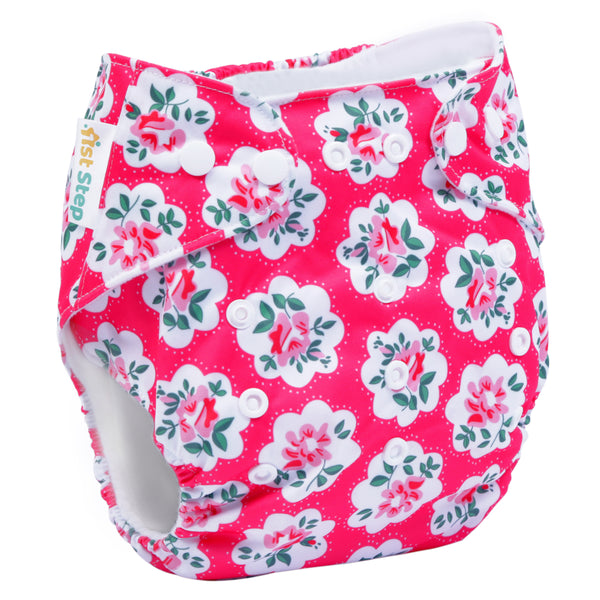 1st Step Reusable & Adjustable Diaper (Flower)