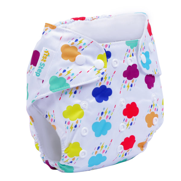 1st Step Reusable & Adjustable Diaper (Cloud)
