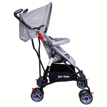 1st Step Jet Stroller/Pram With 5 Point Safety Harness And Adjustable Handles - Grey