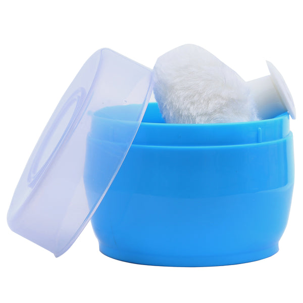 1st Step BPA Free Powder Puff With Powder Storage Box - Blue