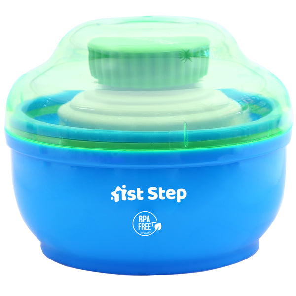 1st Step Powder Box With Refillable Powder Puff- Blue