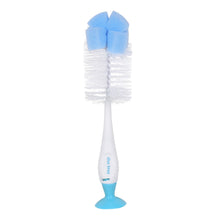 1st Step BPA Free Bottle And Nipple Cleaning Brush With Suction Base-Blue