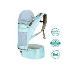 1st Step 5 In 1 Hip Seat Baby Carrier - Blue