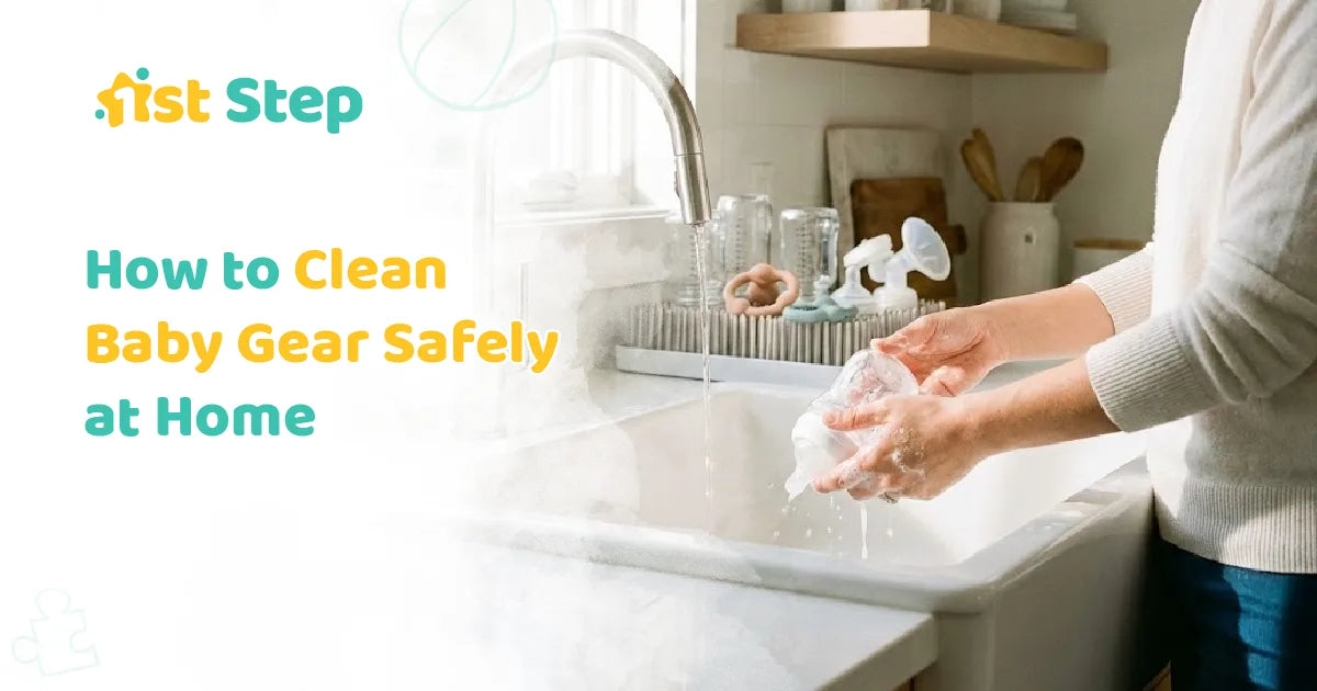 How to Clean Baby Gear Safely at Home