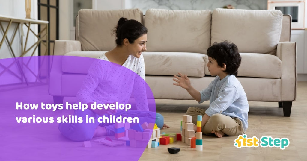 how toys help develop various skills in children