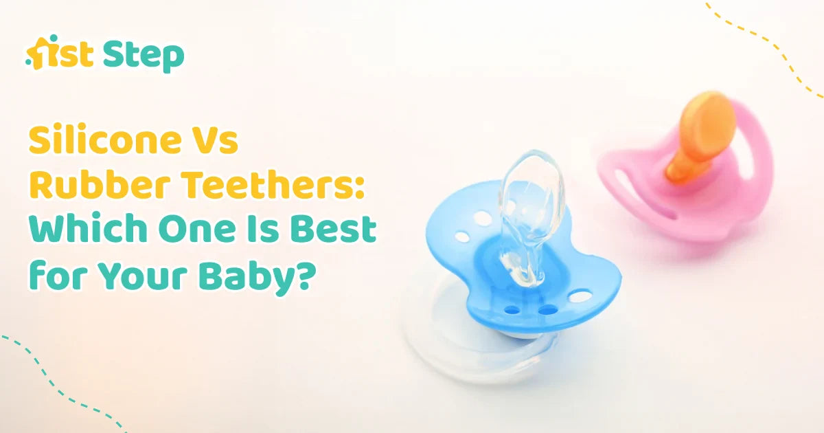 silicone vs rubber teethers