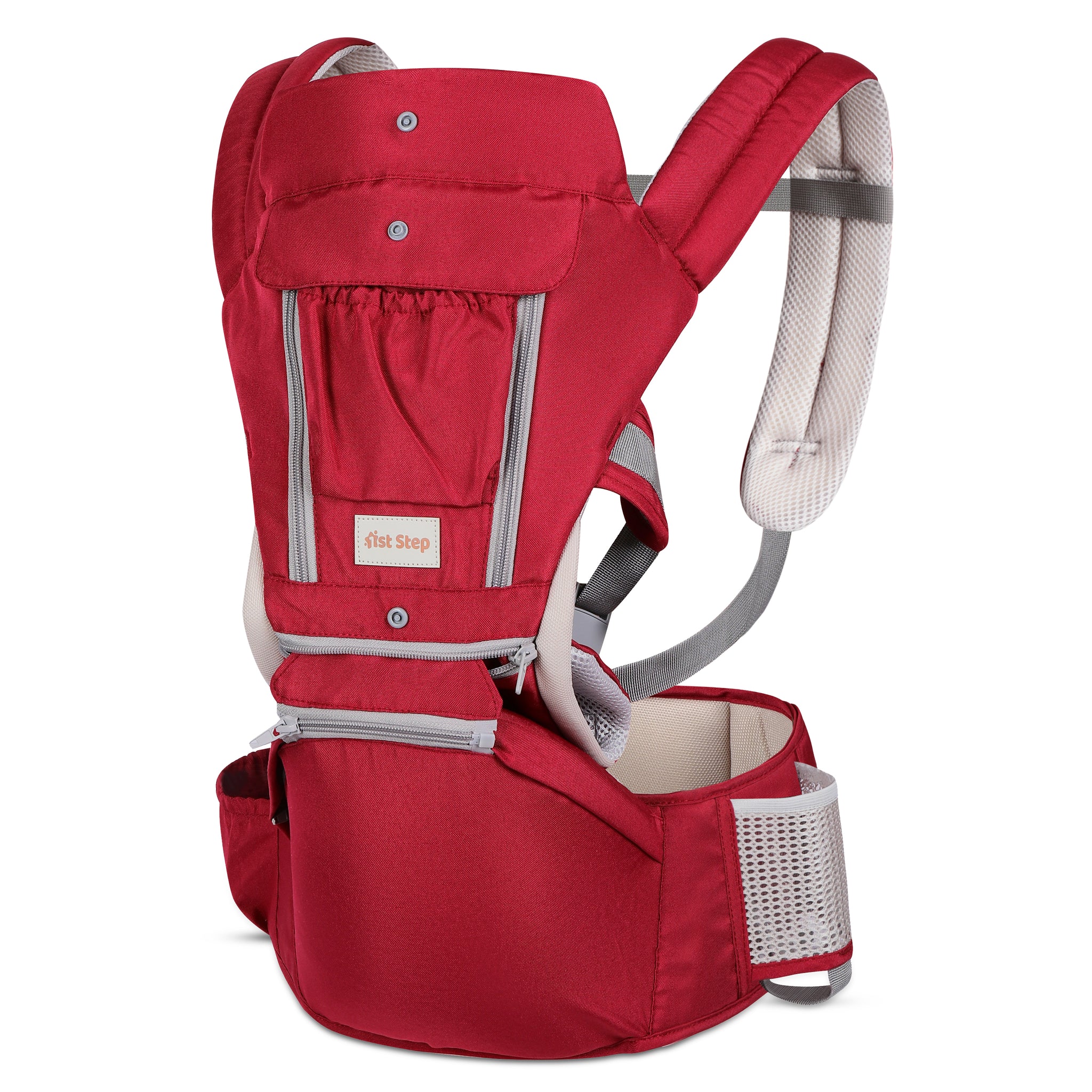 1st Step 5 in 1 Hip Seat Baby Carrier Red