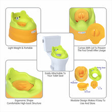 1st Step Adaptable Baby Potty Seat/Potty Trainer Set (Yellow)