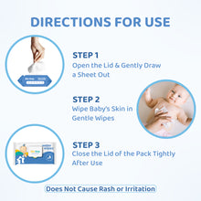 1st Step 99% Pure Water Wipes With Lid, Made With Organic 100% Biodegradable Fabric (288 Wipes)