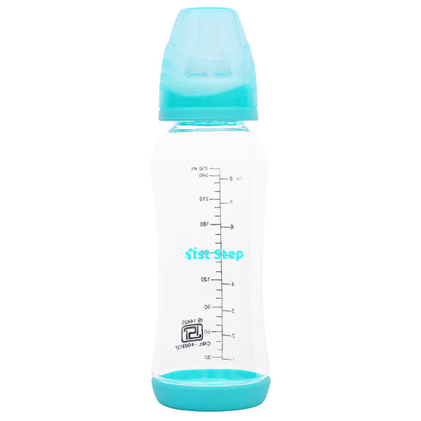 1st Step Tritan Baby Feeding Bottle With Anti-Colic Nipple - 250ml  (Mint Green)