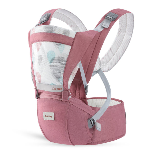 1st Step 5 in 1 Hip Seat Baby Carrier (Red)