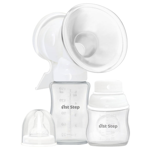 1st Step BPA Manual Breast Pump With Easy 8.5 cm Silicone Massage Cushion & Ergonomic Handle