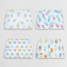 1st Step 100% Soft Muslin Cotton Baby Shorts - Pack of 4 - New Born