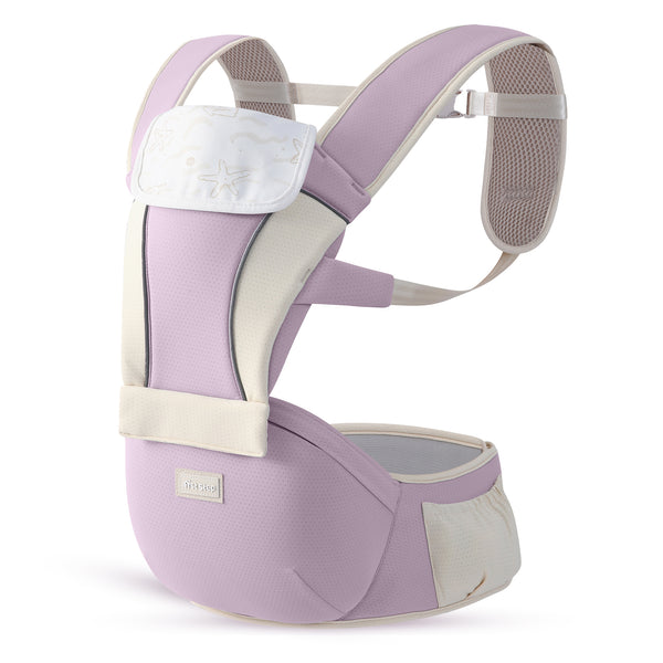 1st Step 5 in 1 Hip Seat Baby Carrier With Waist Support Tightener (Lavender)
