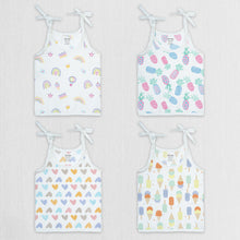 1st Step 100% Soft Muslin Cotton Up Knot Baby Jhabla - Pack of 4 - 6-9 Months
