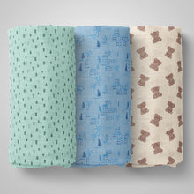 1st Step 100% Cotton Muslin Baby Swaddle Set