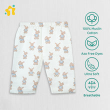 1st Step 100% Soft Muslin Cotton Baby Pants - Pack of 3 - New Born