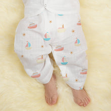 1st Step 100% Soft Muslin Cotton Baby Pants - Pack of 4 - New Born