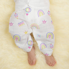 1st Step 100% Soft Muslin Cotton Baby Pants - Pack of 4 - Pack of 4 - 0-3 Months