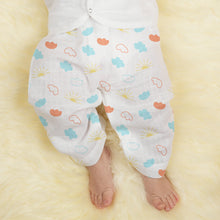 1st Step 100% Soft Muslin Cotton Baby Pants - Pack of 4 - Pack of 4 - 0-3 Months