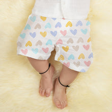 1st Step 100% Soft Muslin Cotton Baby Shorts - Pack of 4 - 0-3 Months
