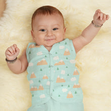 1st Step 100% Soft Muslin Cotton Snap Button Baby Jhabla - Pack Of 3 - 0-3 Months