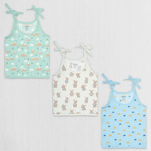 1st Step 100% Soft Muslin Cotton Up Knot Baby Jhabla - Pack of 3 - 0-3 Months