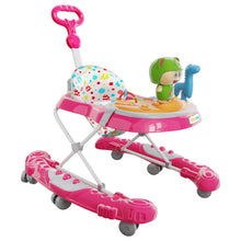1st Step Walker with Push Handle, Musical Play Tray and Multi Level Height Adjustment