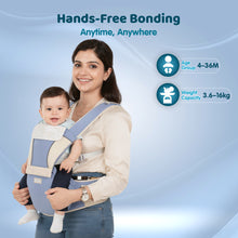 1st Step 5 in 1 Hip Seat Baby Carrier With Waist Support Tightener (Blue)