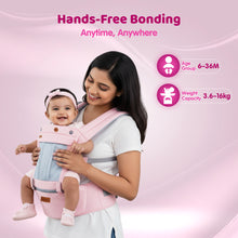 1st Step 5 In 1 Hip Seat Baby Carrier - Pink