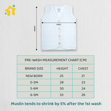 1st Step 100% Soft Muslin Cotton Snap Button Baby Jhabla - Pack Of 3 - 3-6 Months