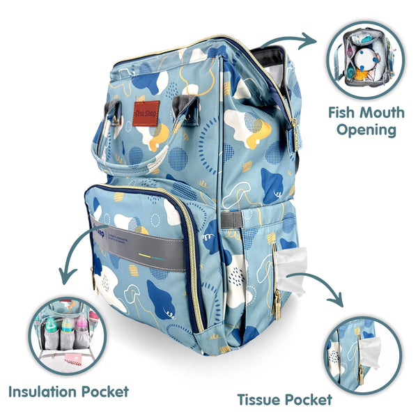 1st Step Smart And Multi-Functional Diaper Bag - Mint Green