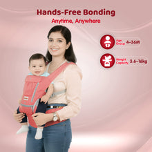 1st Step 5 in 1 Hip Seat Baby Carrier (Orange)